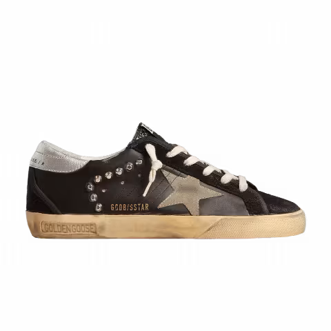 Golden Goose Wmns Superstar 'Black Taupe Silver'
