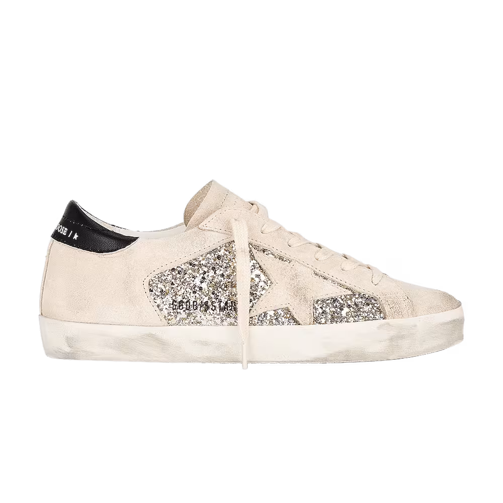 Golden Goose Women's Superstar Platinum Glitter