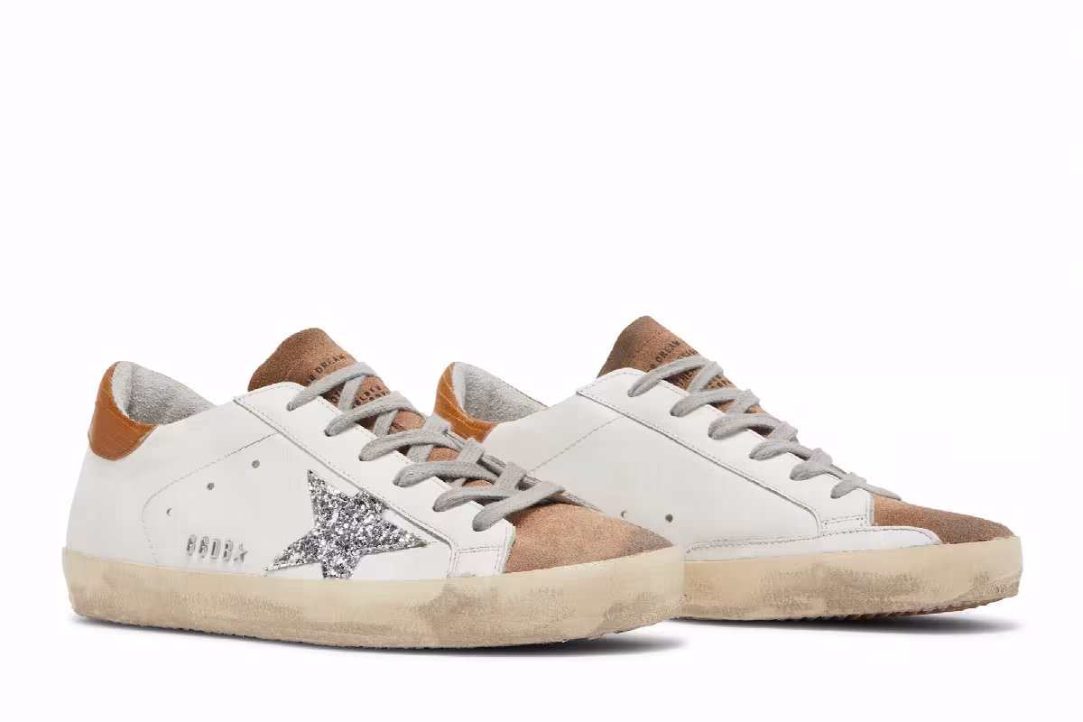 Golden Goose Women's Superstar White Bronze, view 9