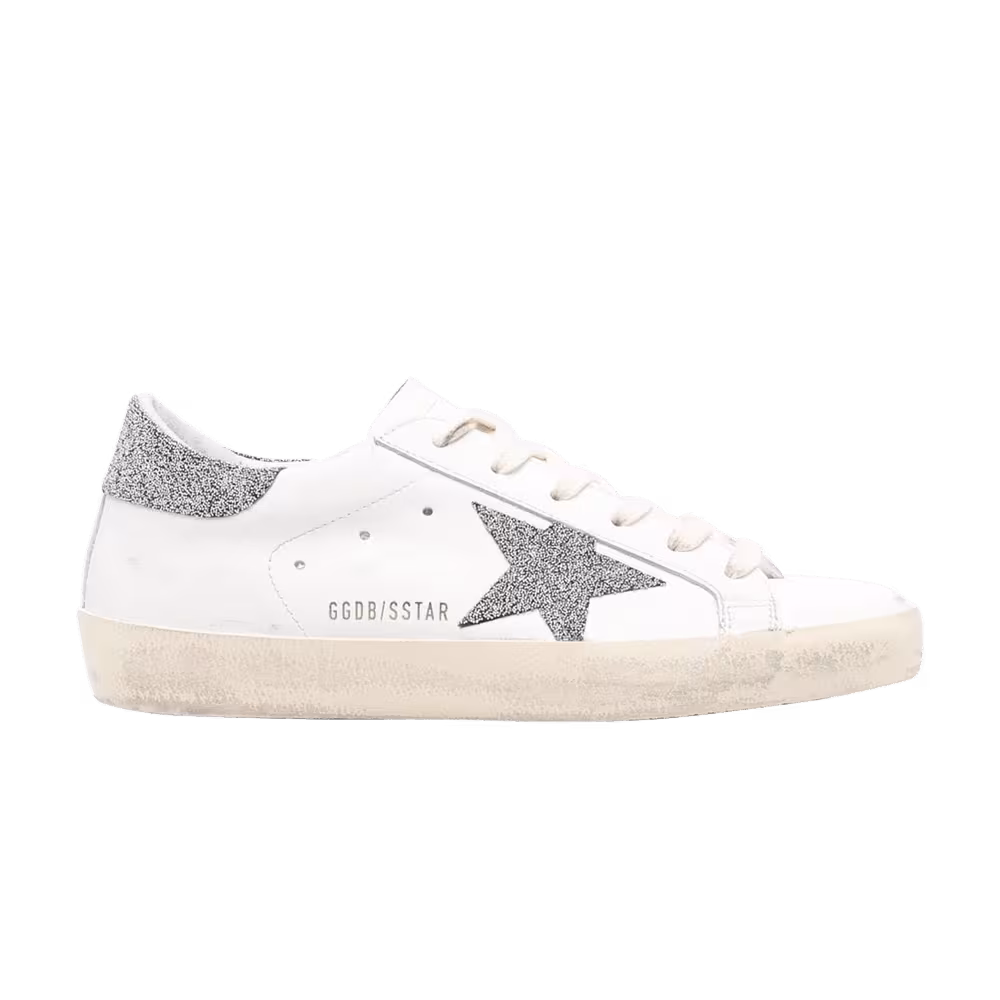 Golden Goose Women's Superstar White Silver