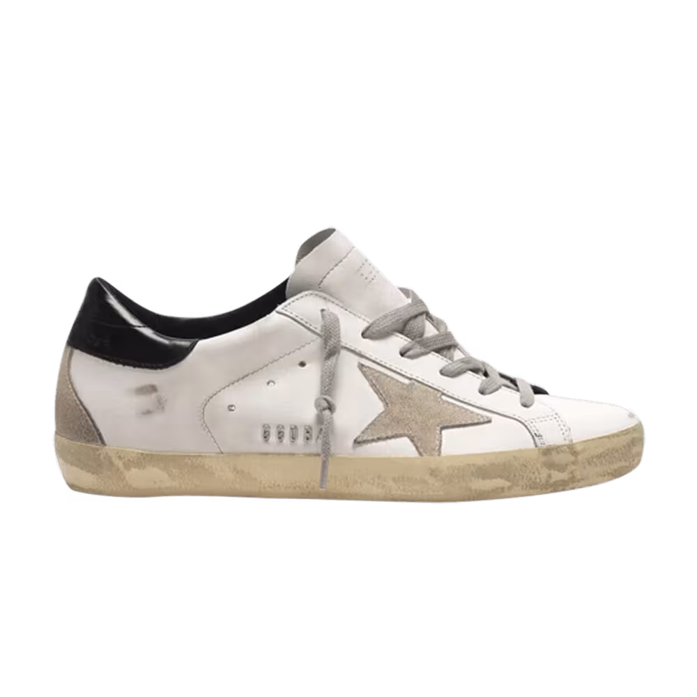 Golden Goose Women's Superstar White Black Rear
