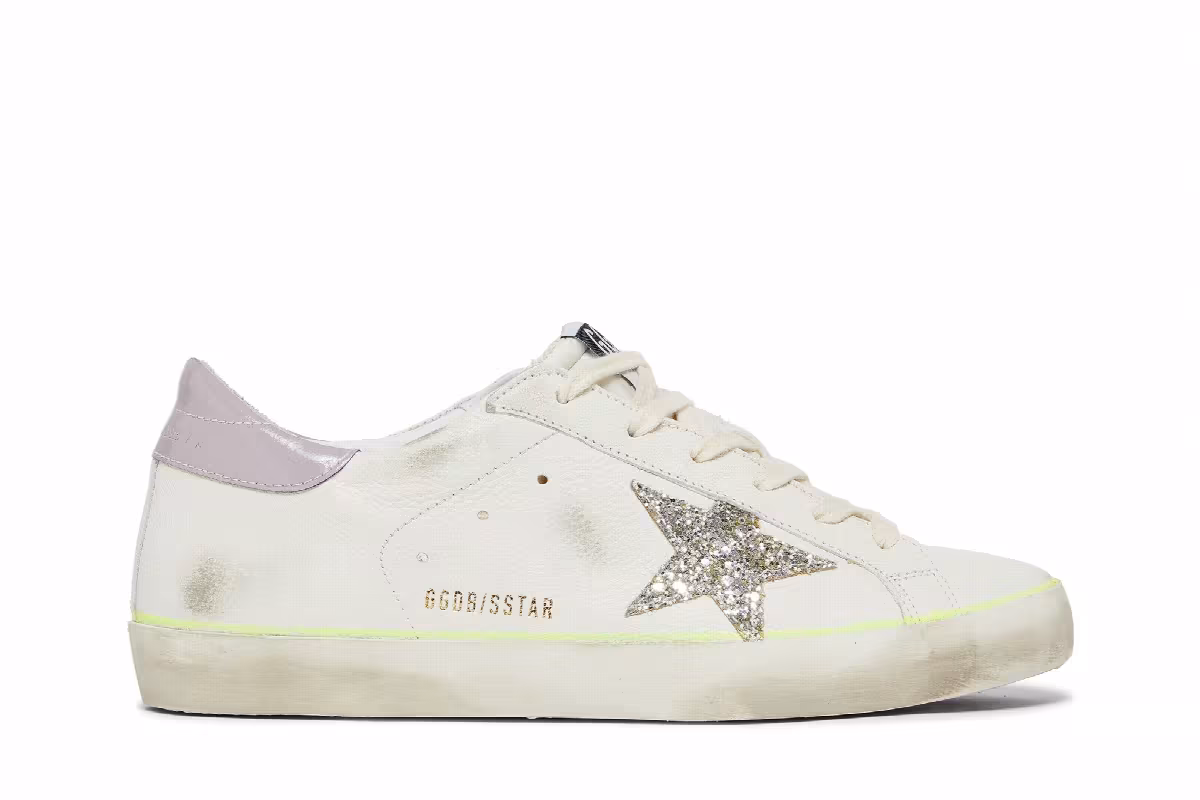 Golden Goose Women's Superstar White Purple, view 2