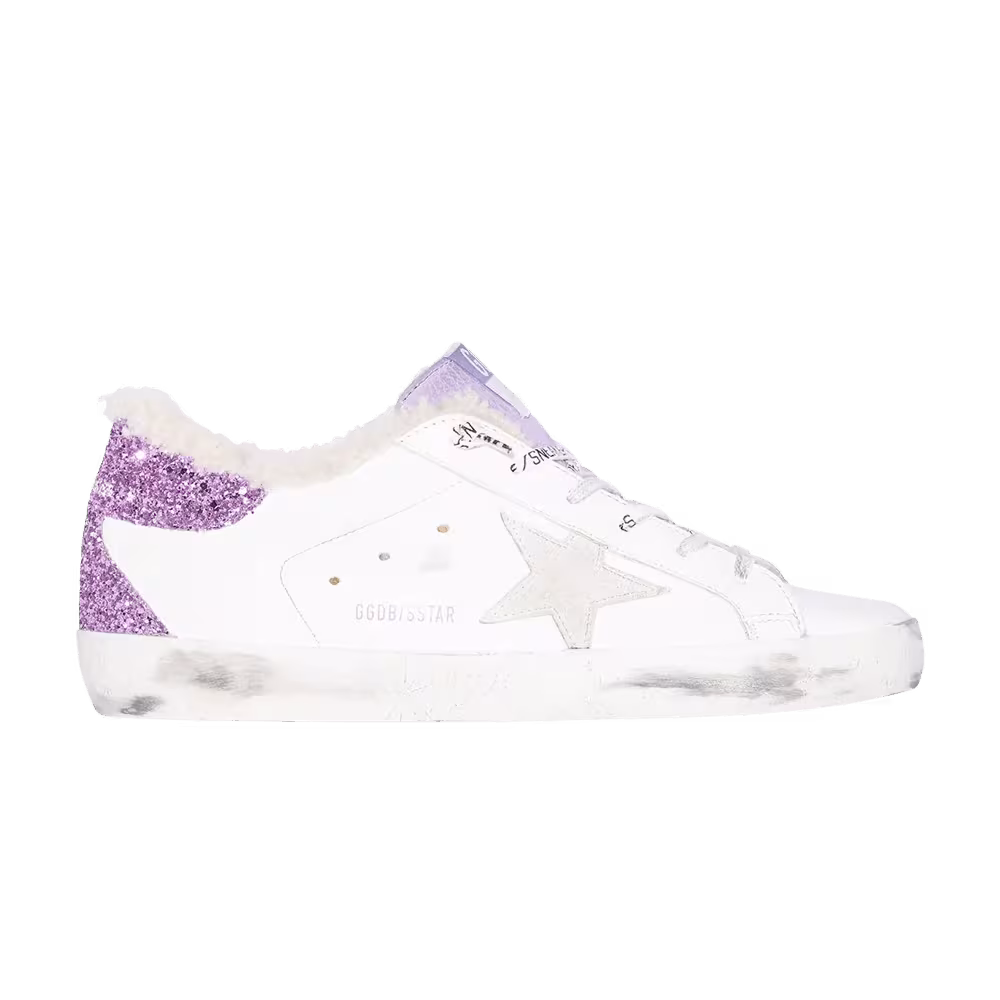 Golden Goose Women's Superstar White Lavender