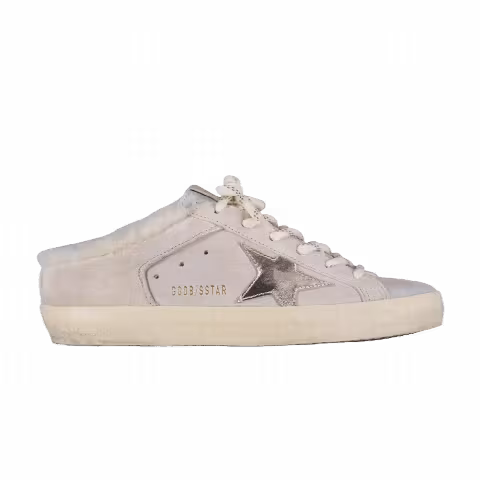 Golden Goose Wmns Superstar Sabot 'Seedpearl Platinum'