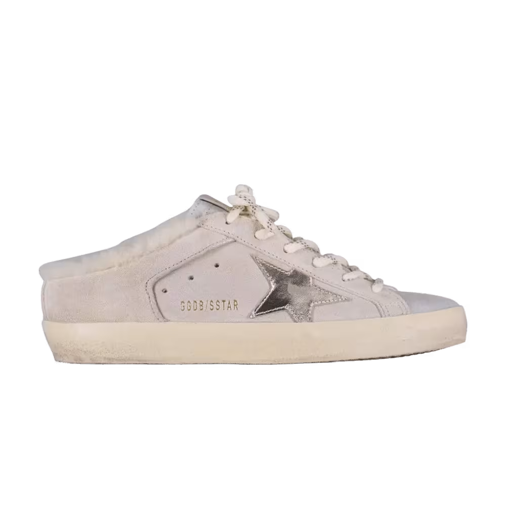 Golden Goose Women's Superstar Sabot Seedpearl Platinum