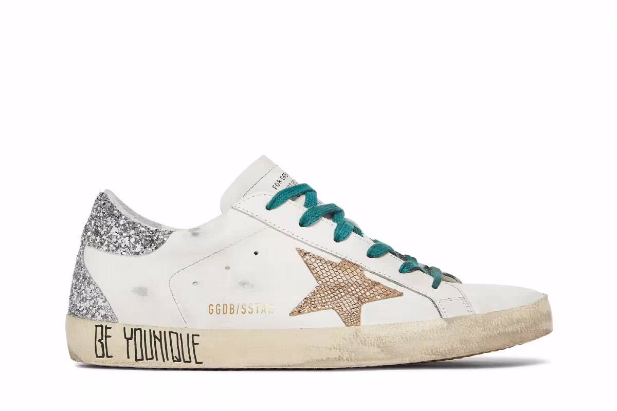 Golden Goose Women's Superstar Don't Be Perfect, Be Younique, view 2