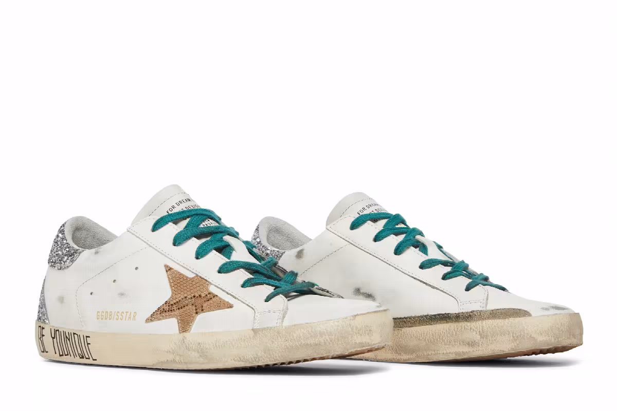 Golden Goose Women's Superstar Don't Be Perfect, Be Younique, view 9