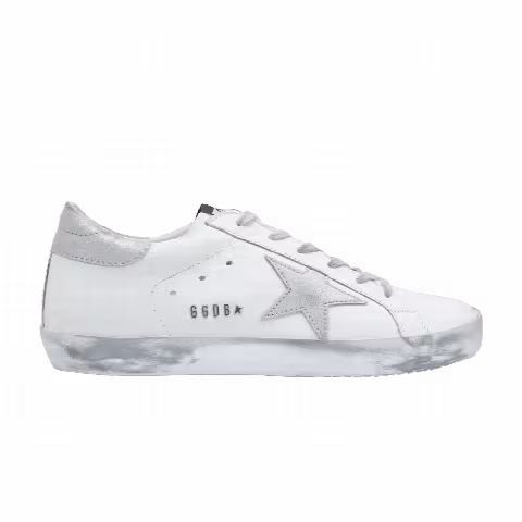 Golden Goose Wmns Superstar 'White Silver Sparkle'