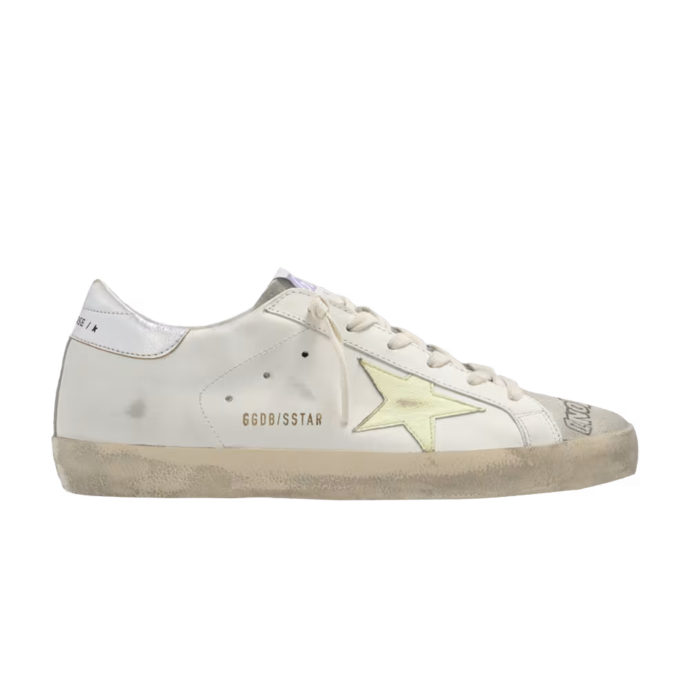 Golden Goose Women's Superstar White Yellow