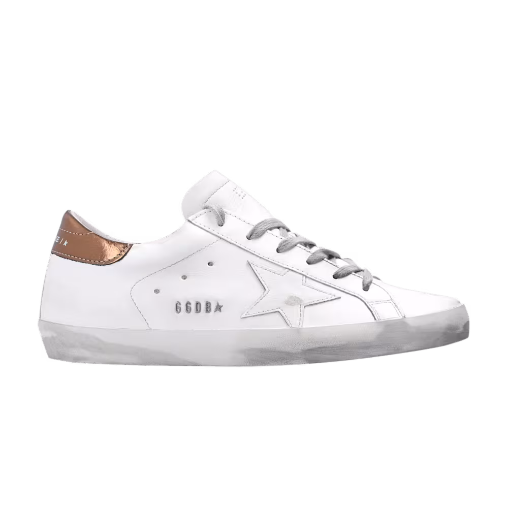 Golden Goose Women's Superstar White Bronze