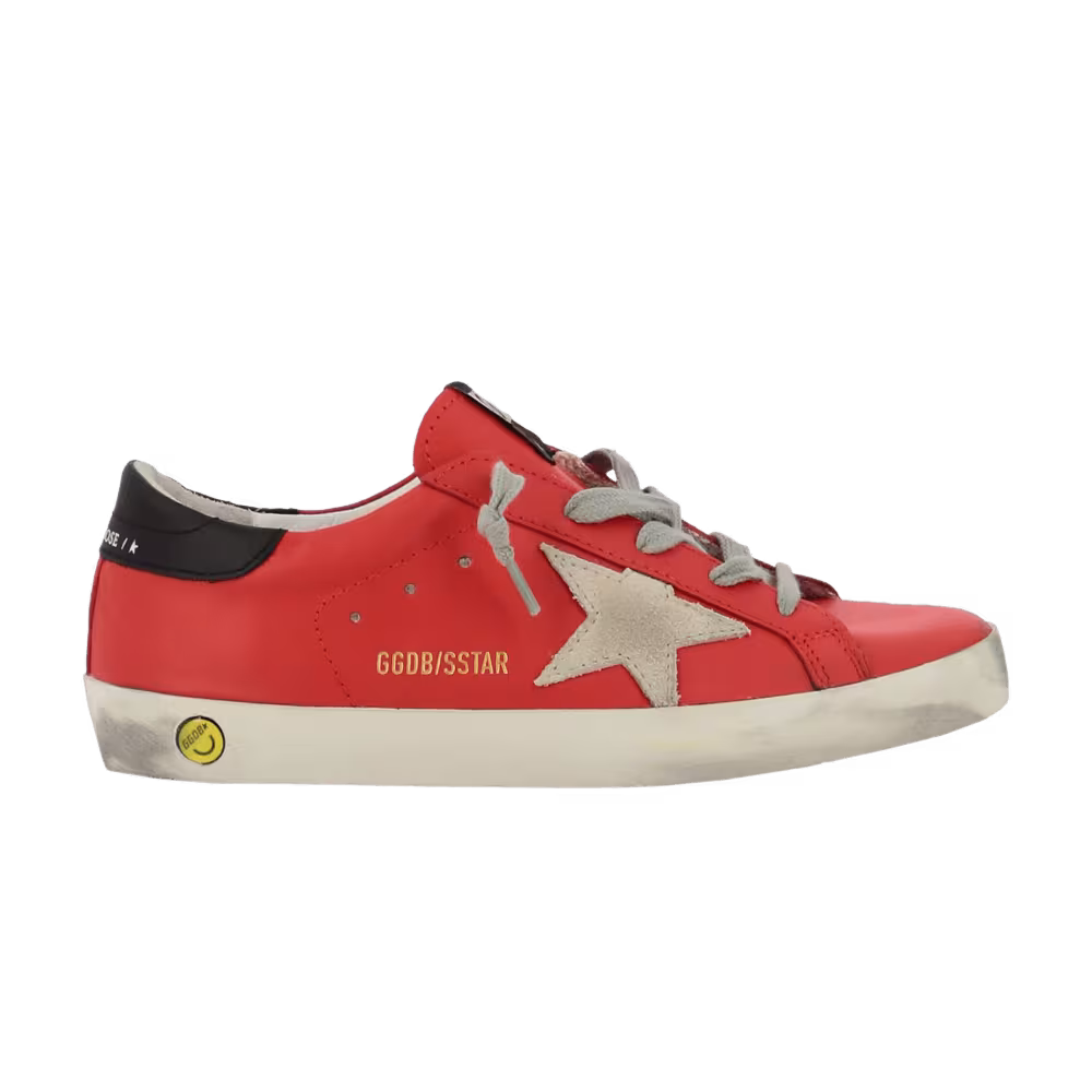 Golden Goose Superstar Kids Cherry Red