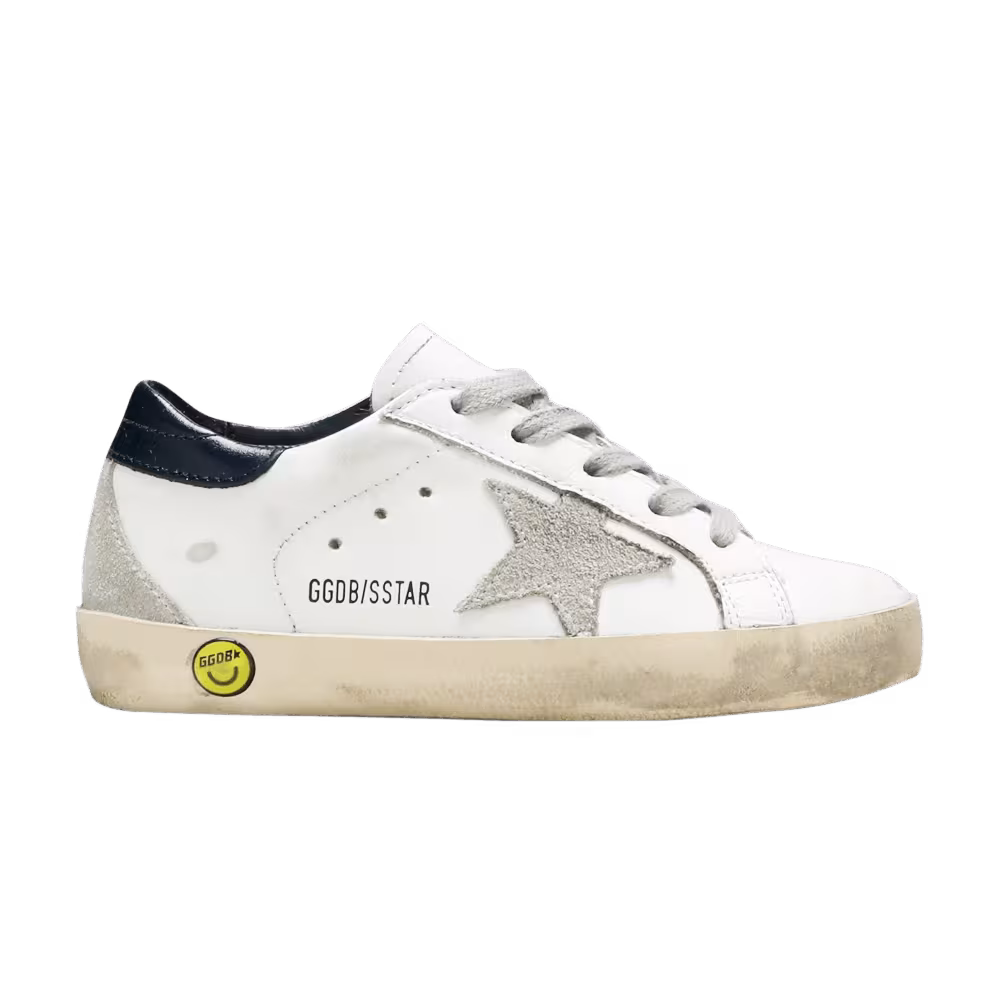 Golden Goose Superstar Kids White Blue Cream