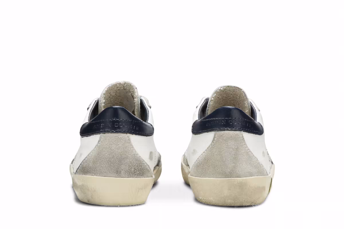 Golden Goose Superstar Kids White Blue Cream, view 7