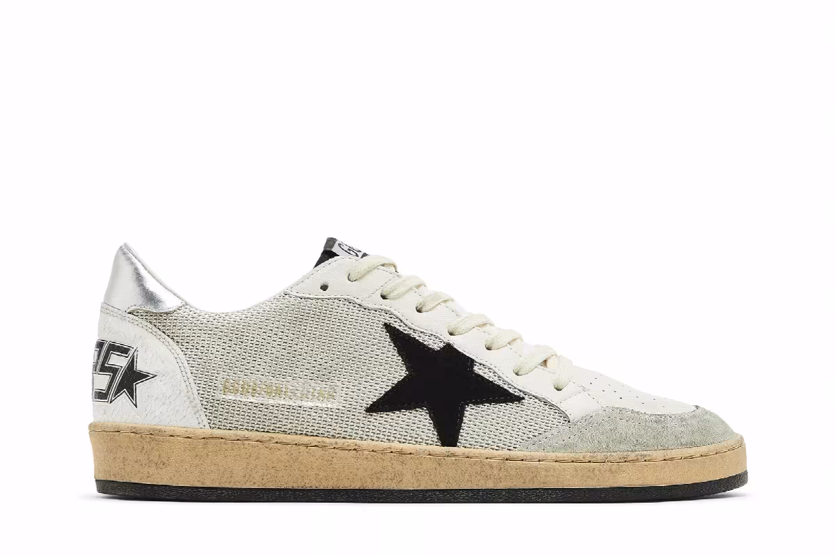 Golden Goose Ball Star White Black, view 2