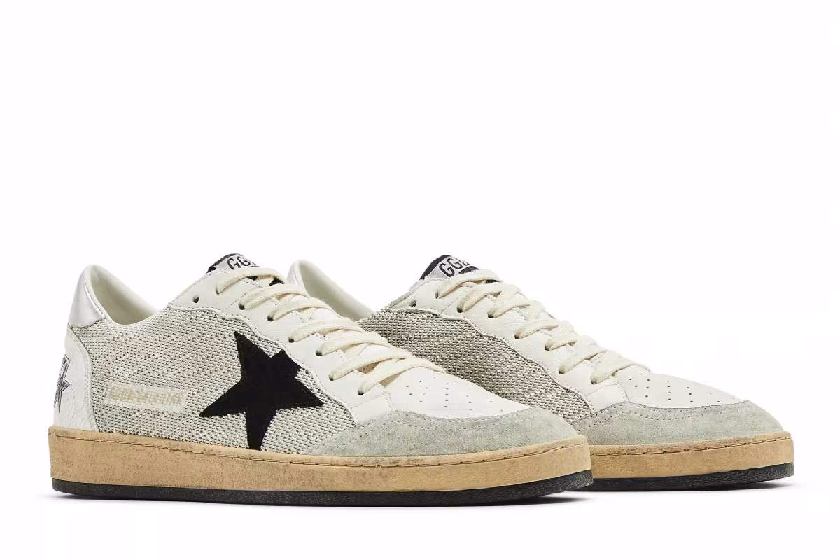 Golden Goose Ball Star White Black, view 9