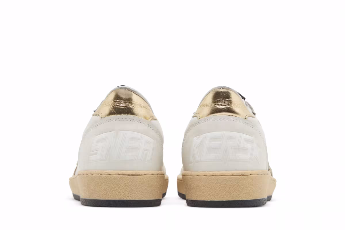 Golden Goose Women's Ballstar Milk Gold, view 7