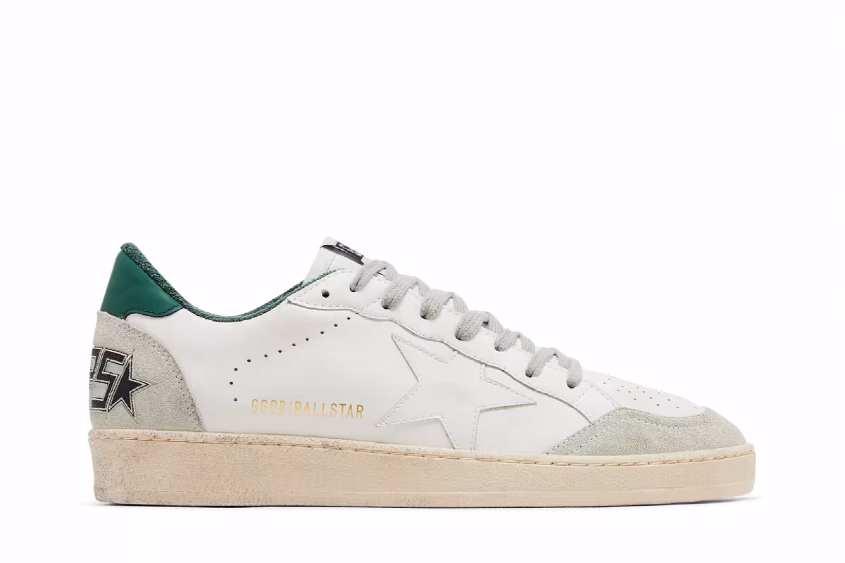 Golden Goose Ball Star White Ice Green, view 2