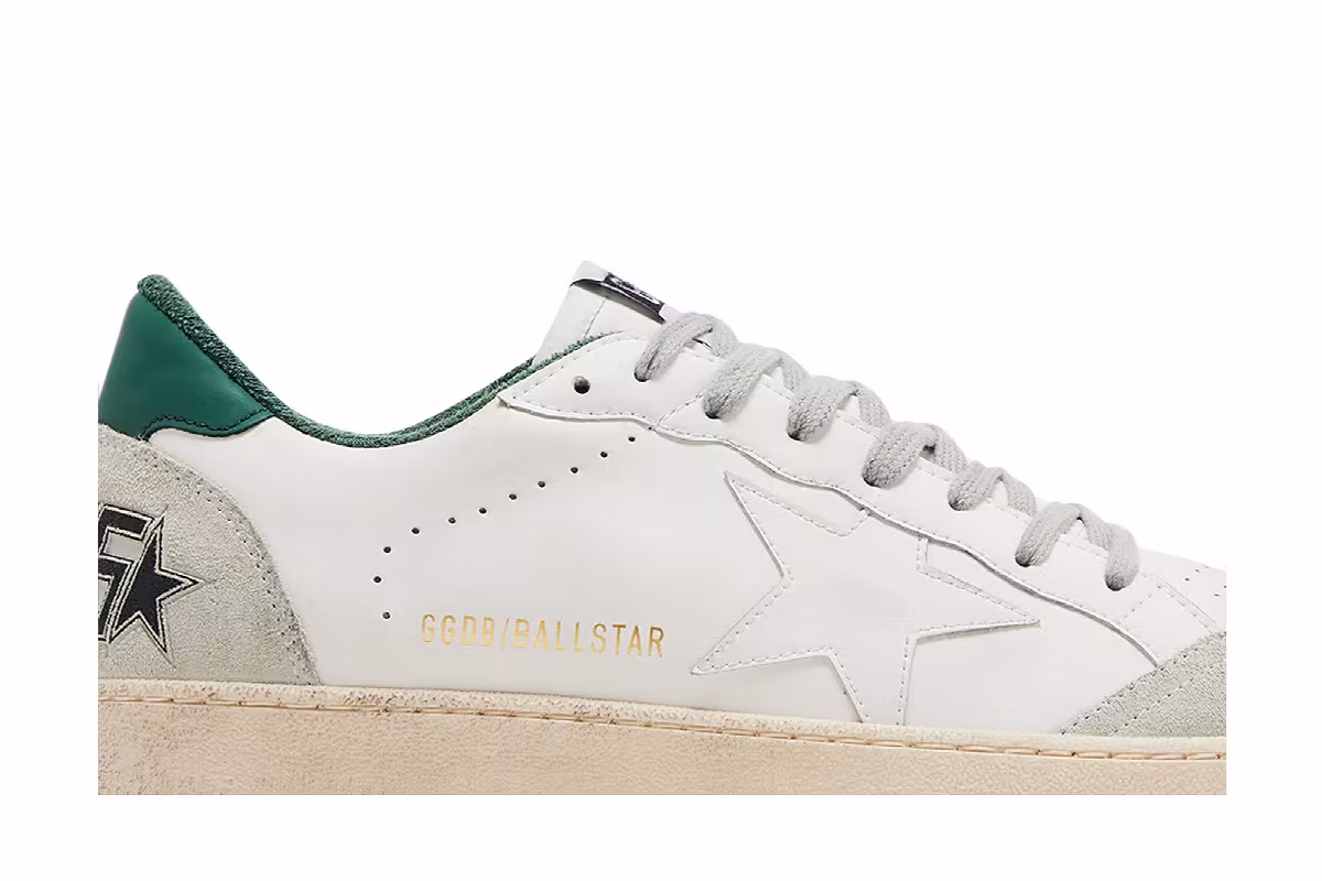 Golden Goose Ball Star White Ice Green, view 3