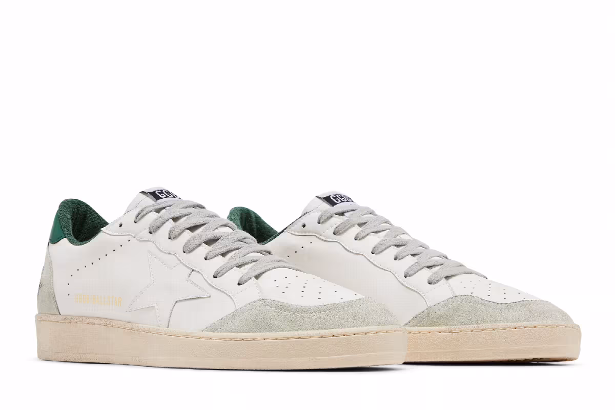 Golden Goose Ball Star White Ice Green, view 9