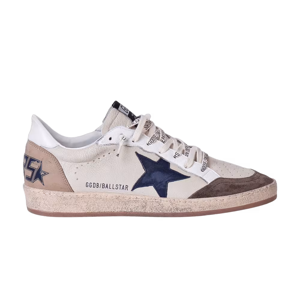 Golden Goose Ballstar White Brown Navy