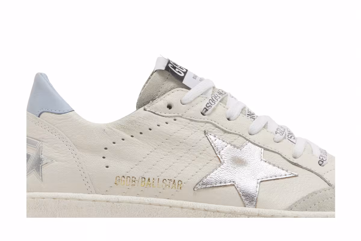 Golden Goose Women's Ball Star White Blue Fog, view 3