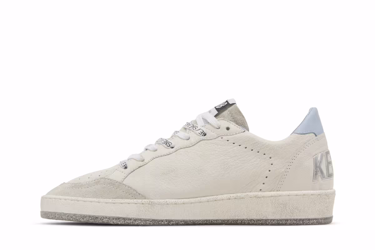 Golden Goose Women's Ball Star White Blue Fog, view 4