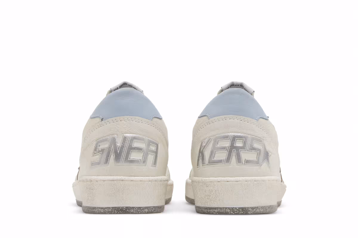 Golden Goose Women's Ball Star White Blue Fog, view 7