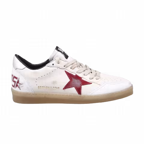 Golden Goose Ball Star 'Biege White Red'