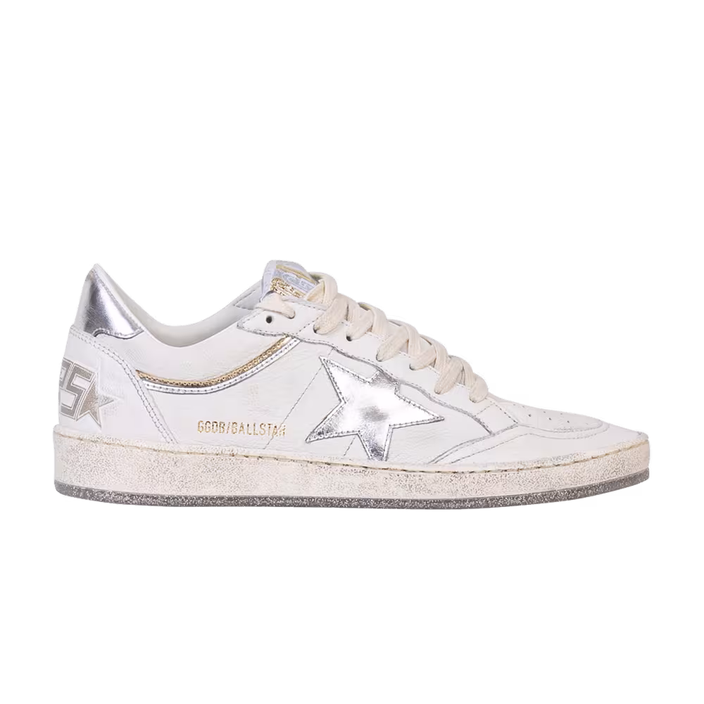 Golden Goose Women's Ball Star Optic White Silver