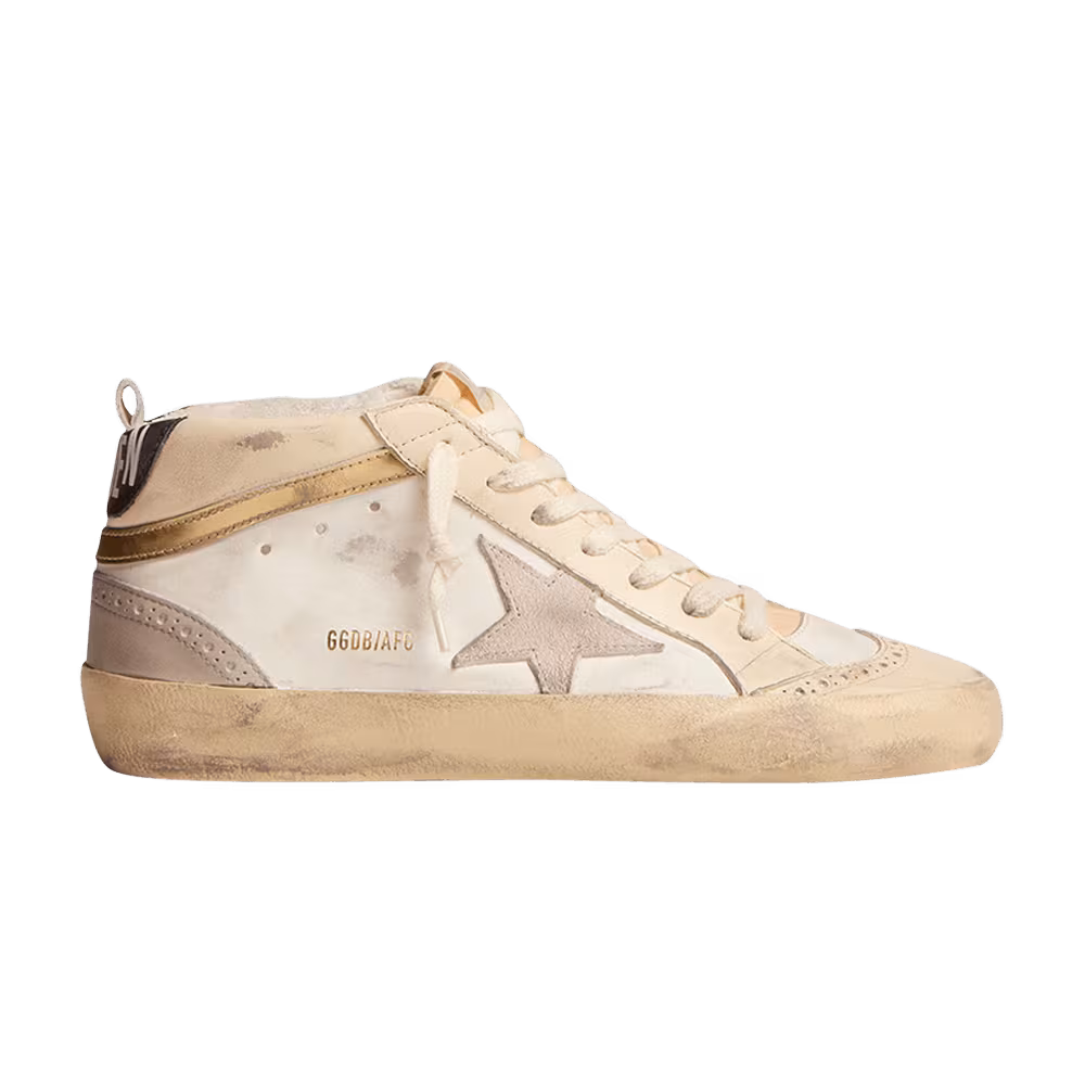 Golden Goose Women's Mid Star Light Grey Gold