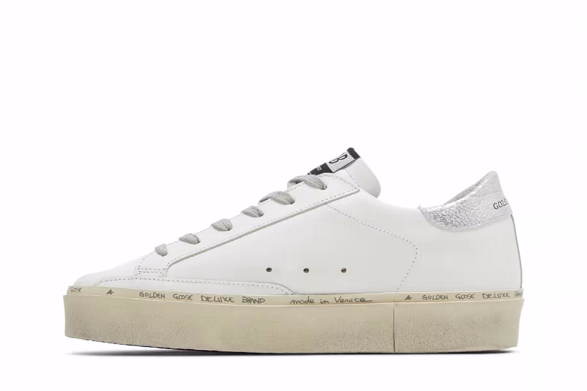 Golden Goose Women's Hi Star White Silver, view 4