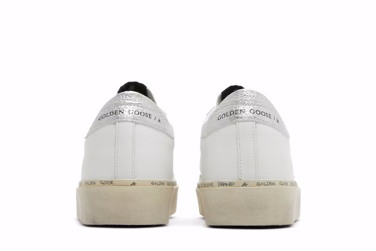 Golden Goose Women's Hi Star White Silver, view 7
