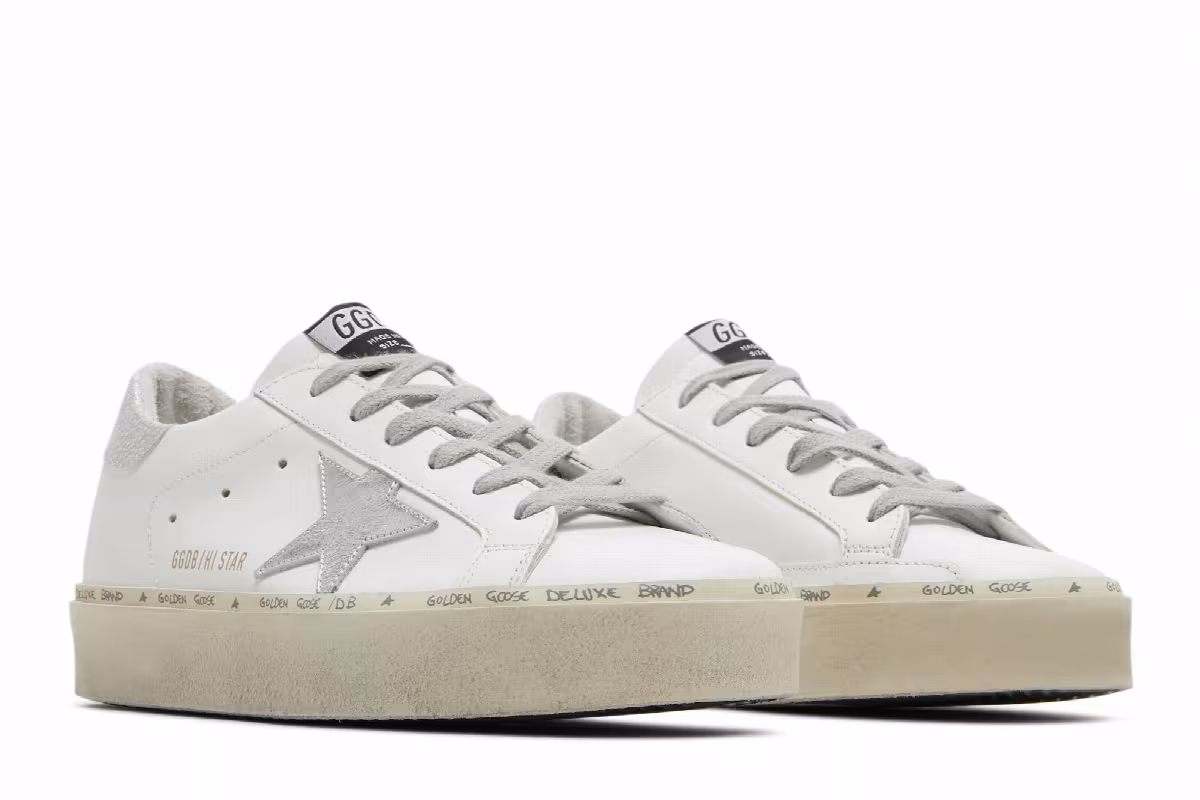 Golden Goose Women's Hi Star White Silver, view 9