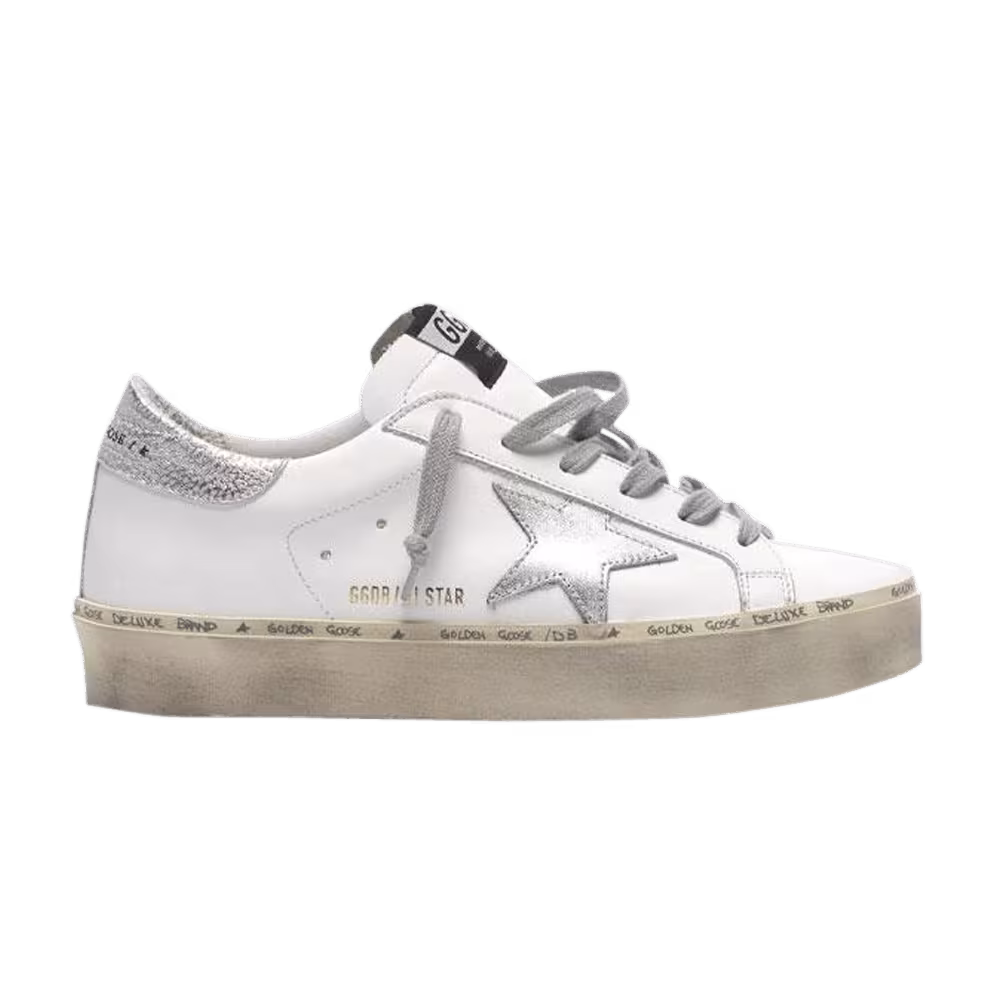 Golden Goose Women's Hi Star White Silver