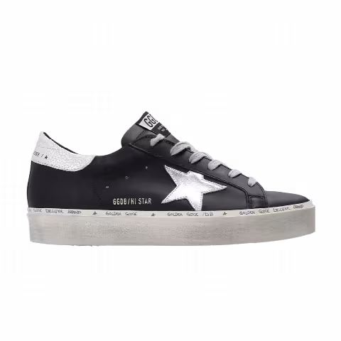 Golden Goose Wmns Hi Star 'Black Silver'