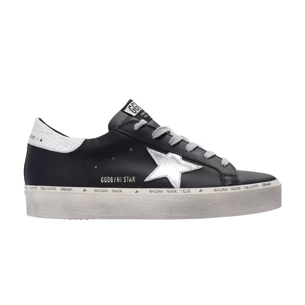 Golden Goose Women's Hi Star Black Silver