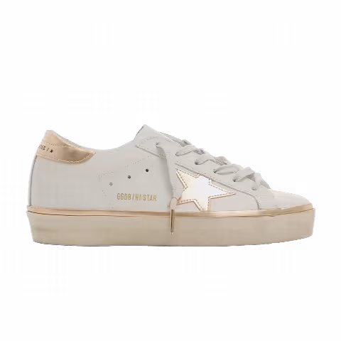 Golden Goose Wmns Hi Star 'White Taupe'