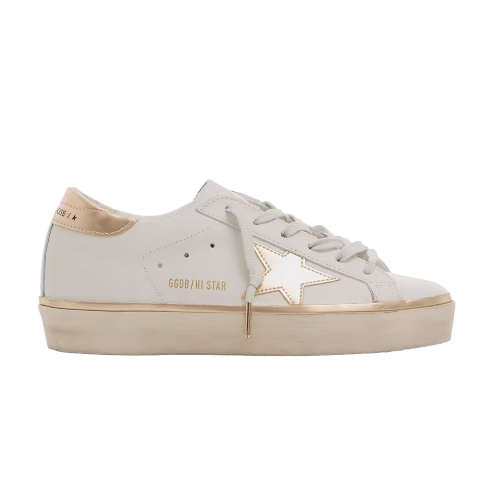 Golden Goose Women's Hi Star White Taupe