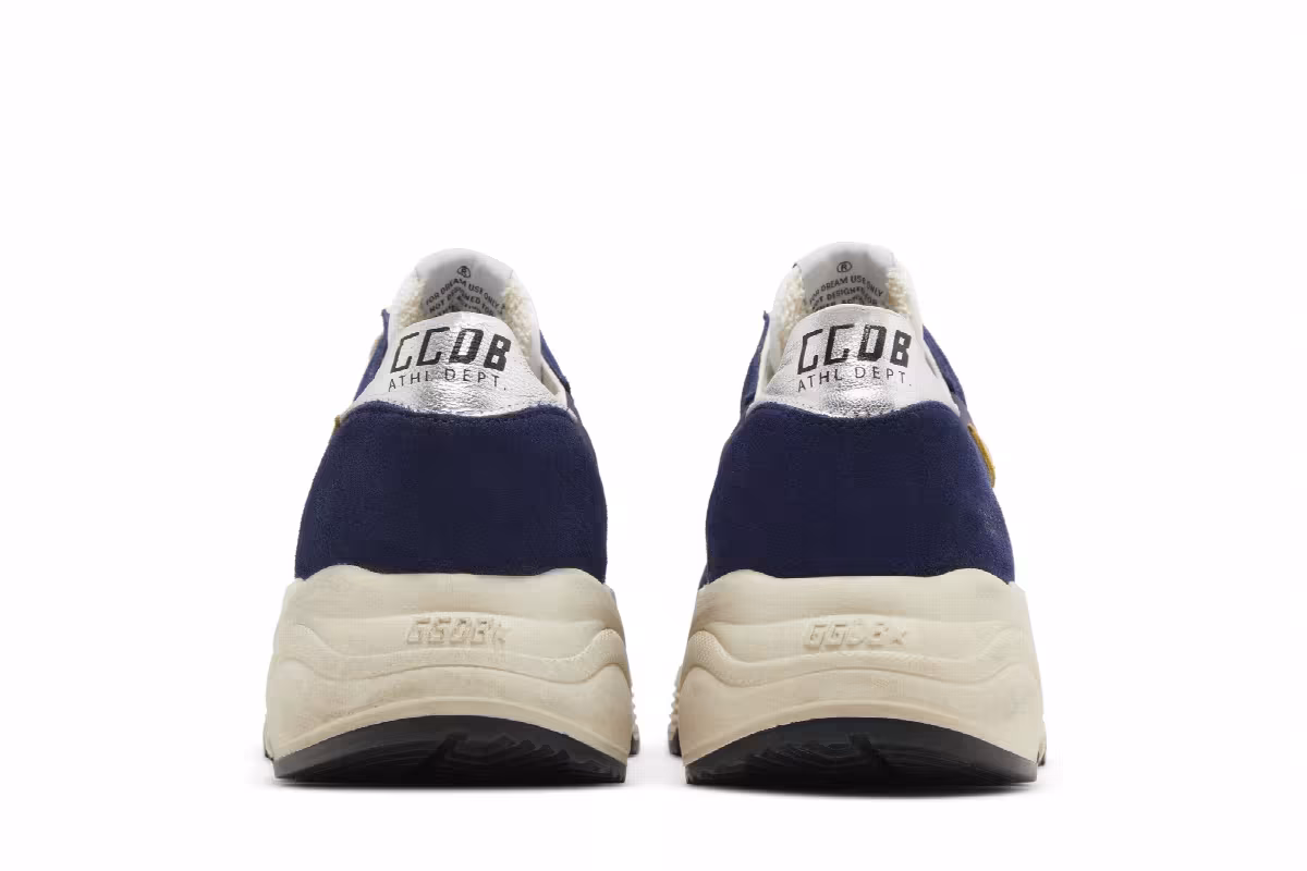 Golden Goose Running Sole Dark Blue Mustard, view 7