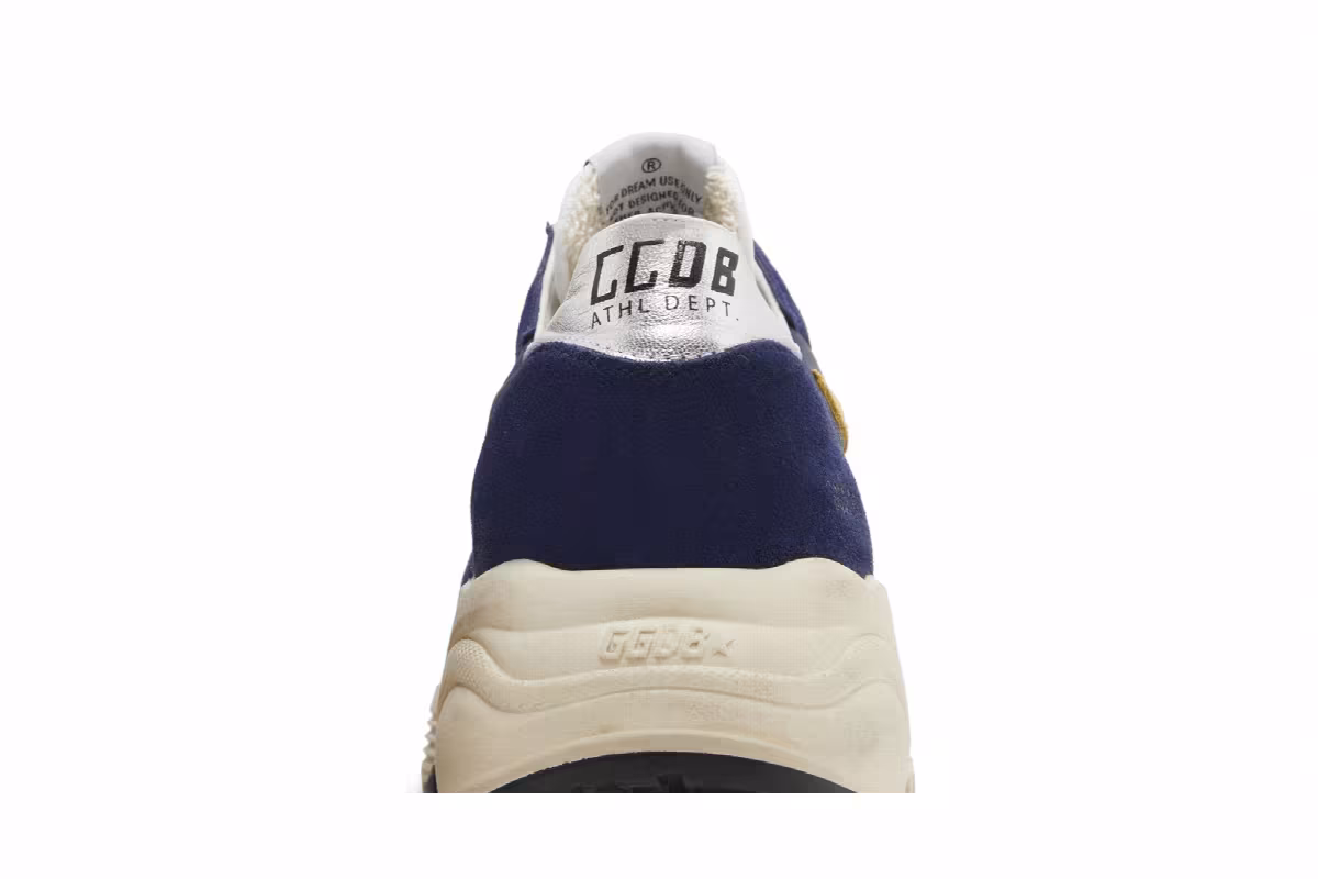 Golden Goose Running Sole Dark Blue Mustard, view 8