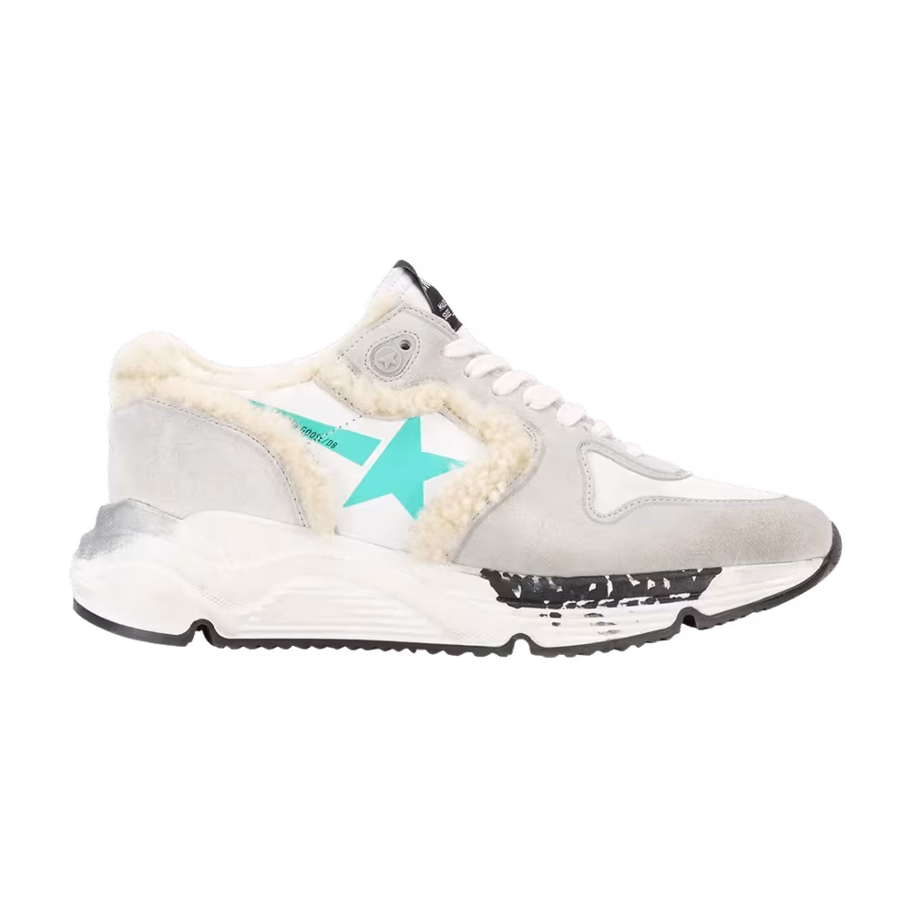 Golden Goose Women's Running Sole White Mint