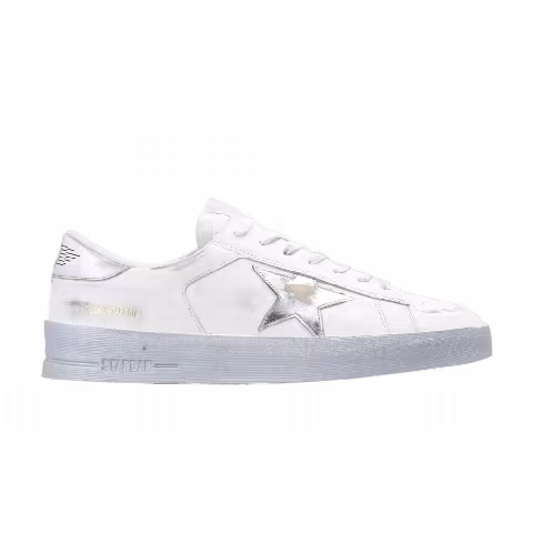 Golden Goose Wmns Stardan 'White Silver'