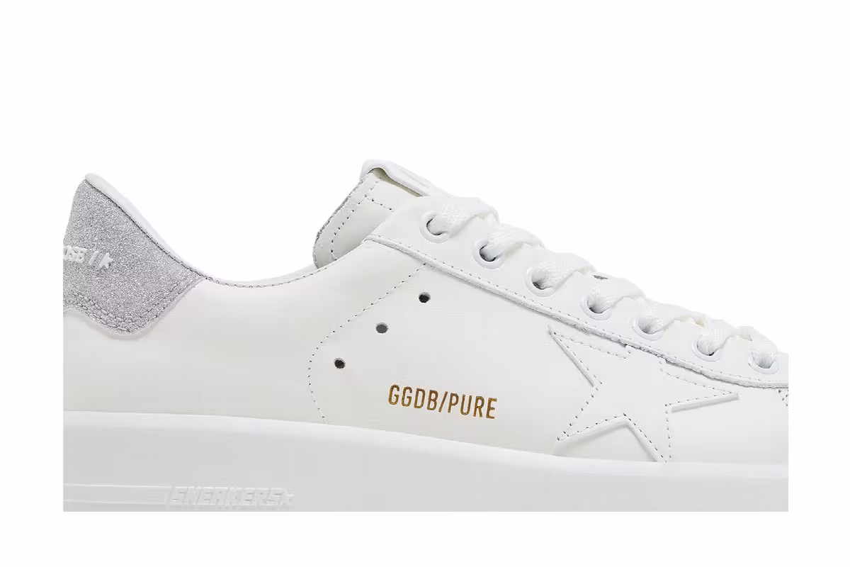Golden Goose Women's Purestar White Silver, view 3