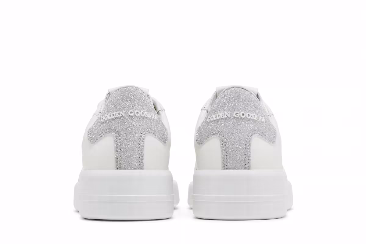 Golden Goose Women's Purestar White Silver, view 7