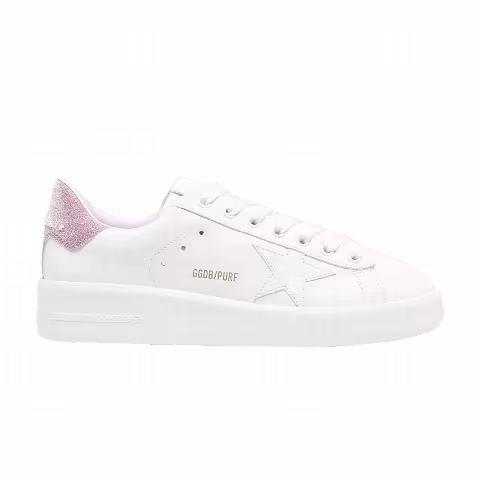 Golden Goose Wmns Purestar 'White Pink Glitter'