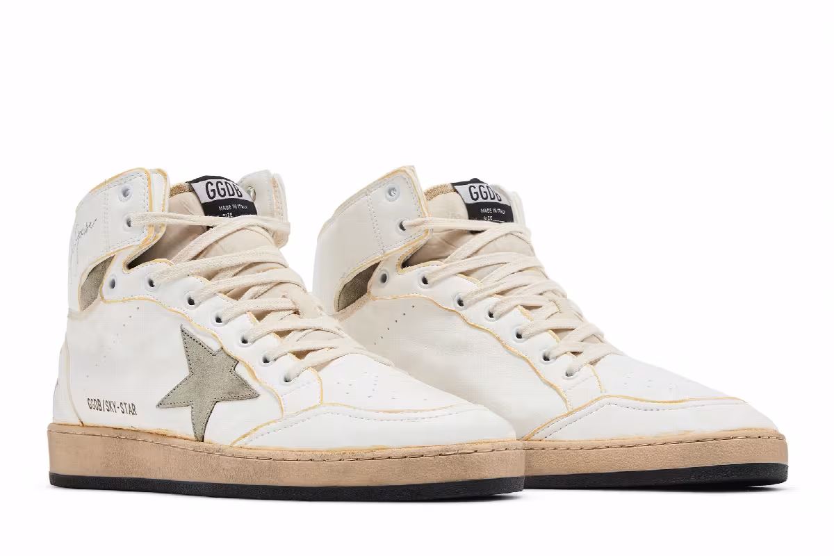 Golden Goose Sky Star White Dove Grey, view 9