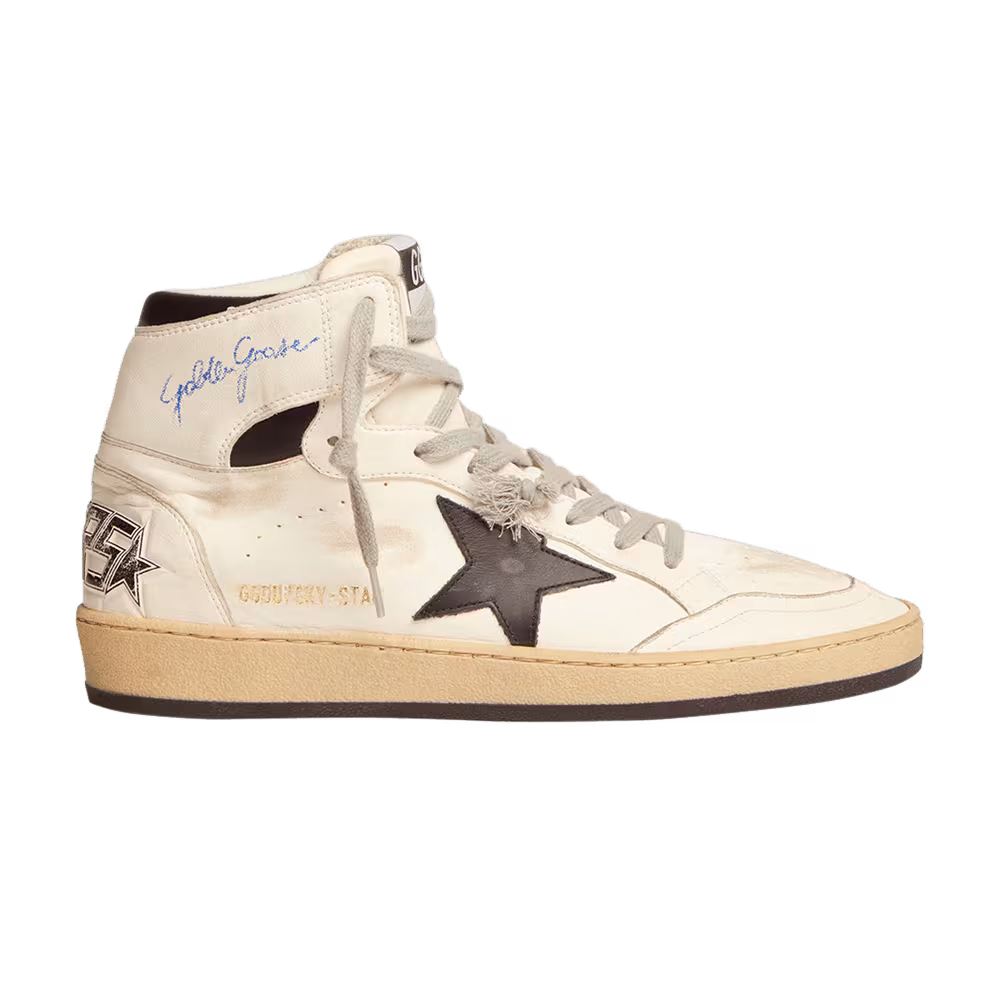 Golden Goose Sky Star High White Black