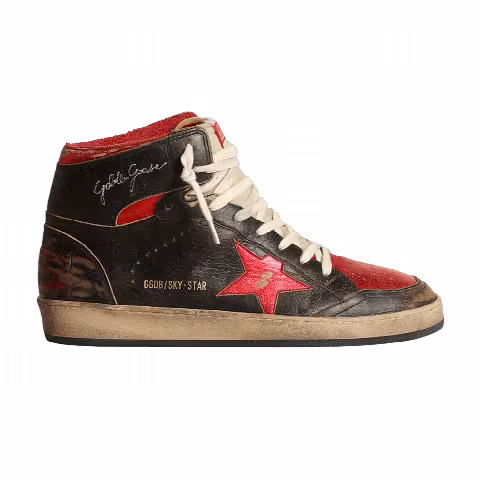 Golden Goose Sky Star High 'Black Red Metallic'