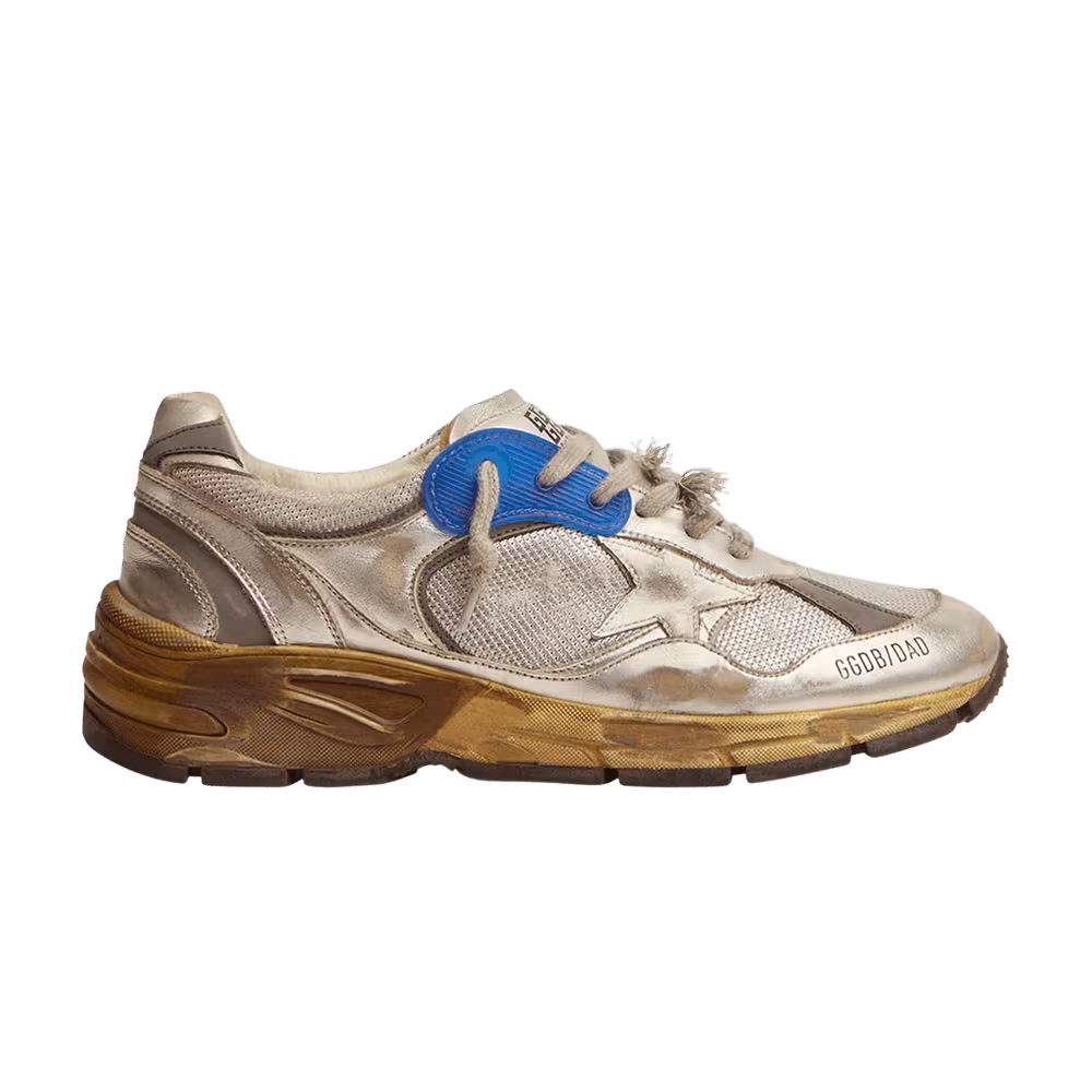 Golden Goose Women's Dad-Star Silver Blue