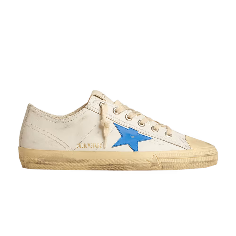 Golden Goose V-Star 2 White Blue